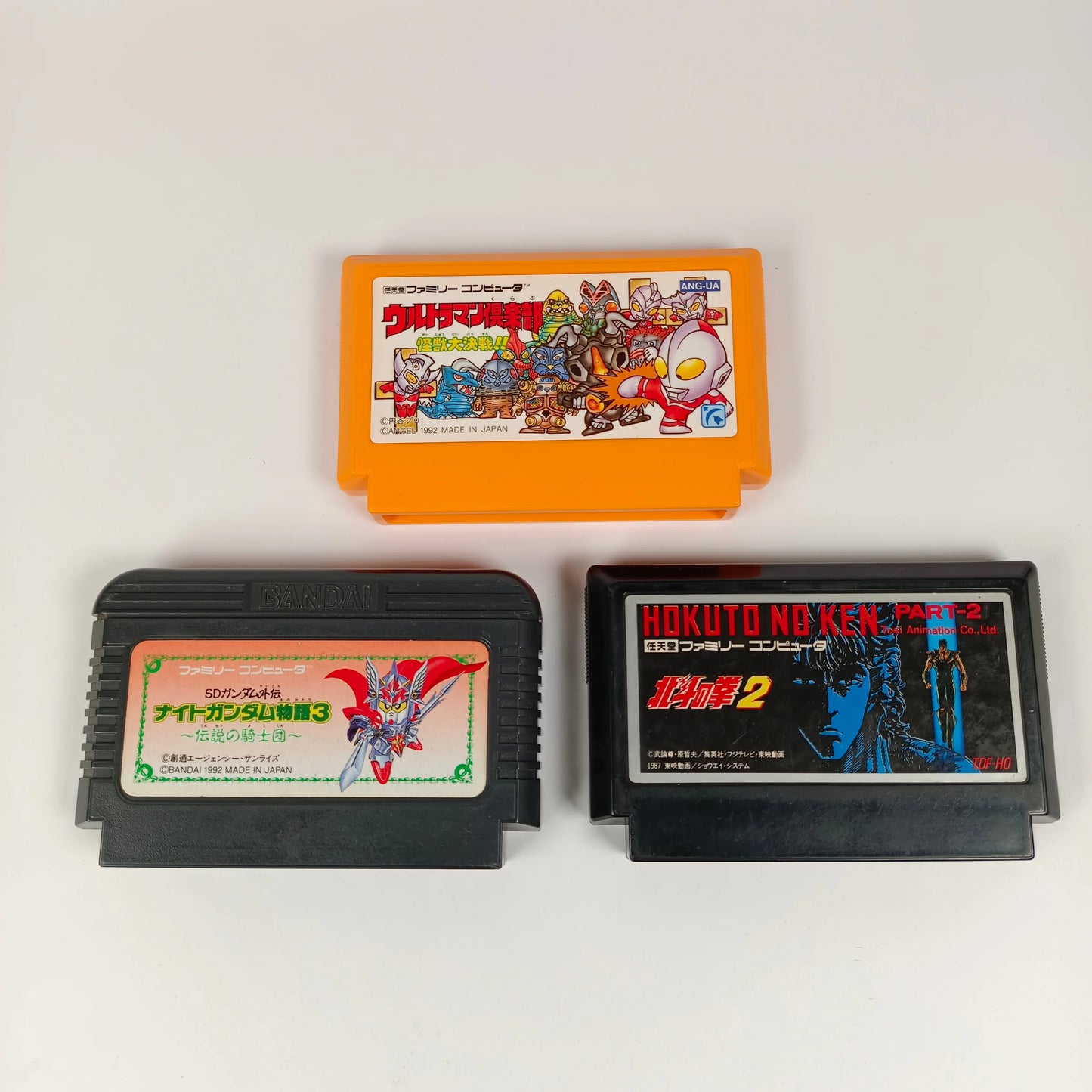 Lot de 3 jeux Famicom