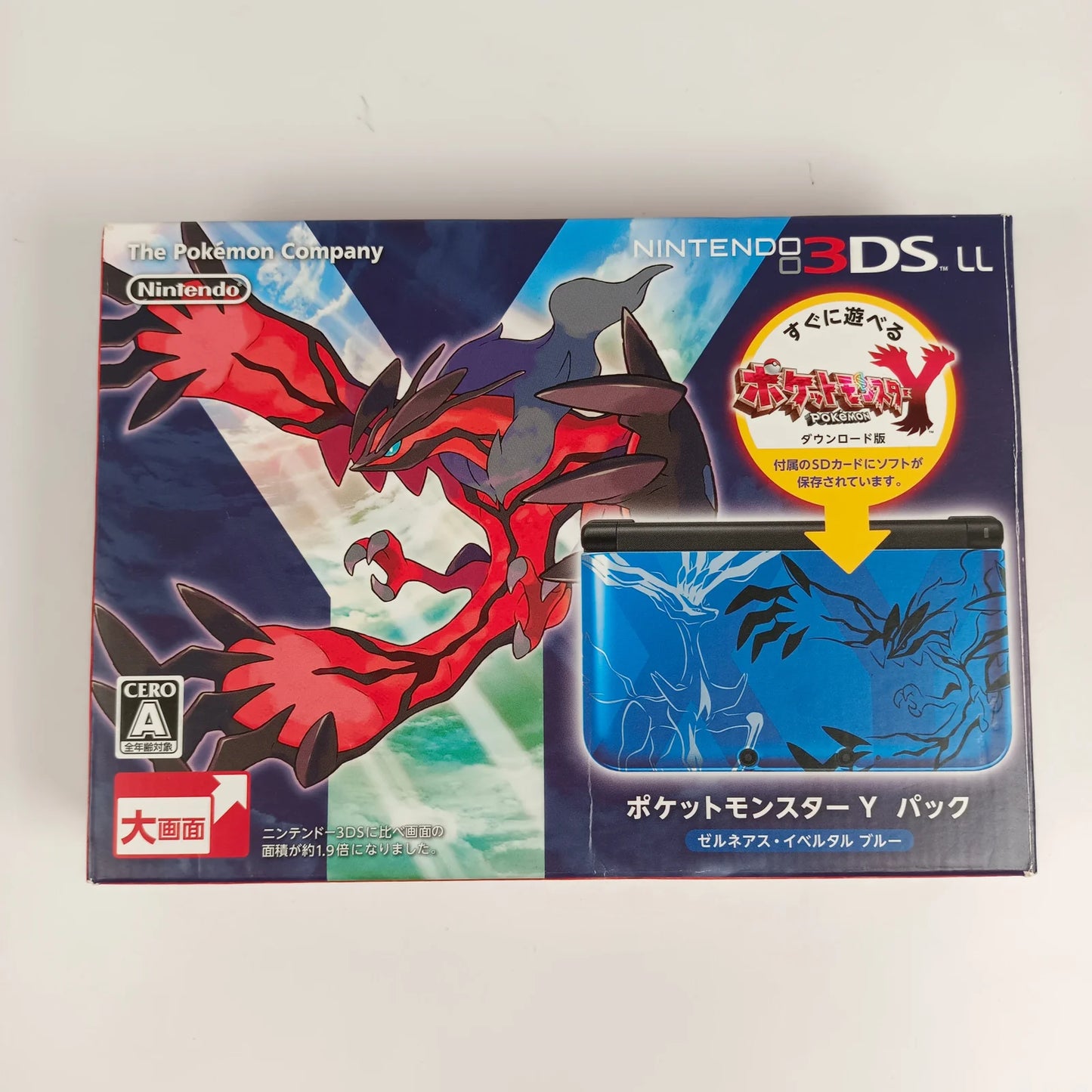 3DSLL version Pokémon Y