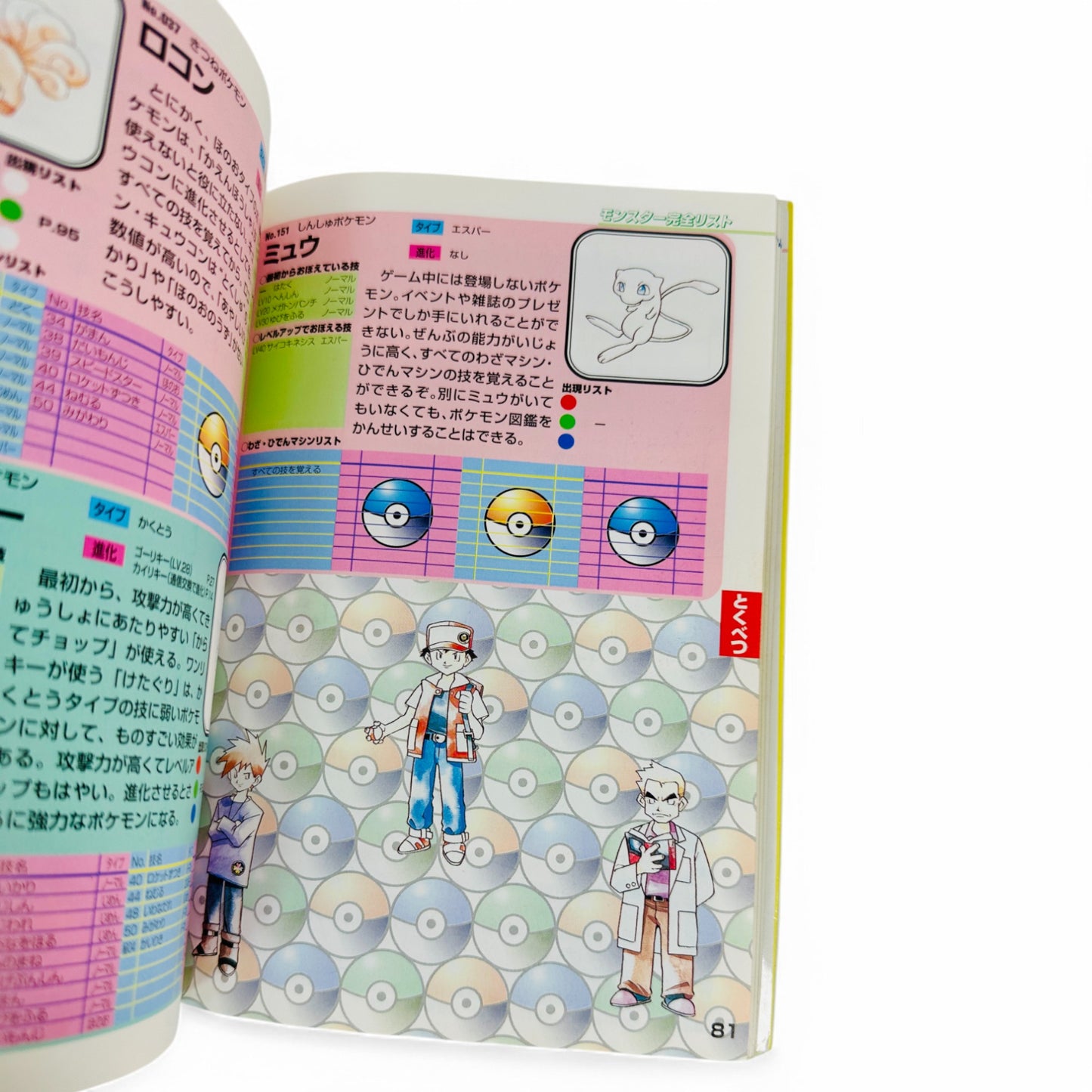 Guide Pokémon Vert, Rouge et Bleu