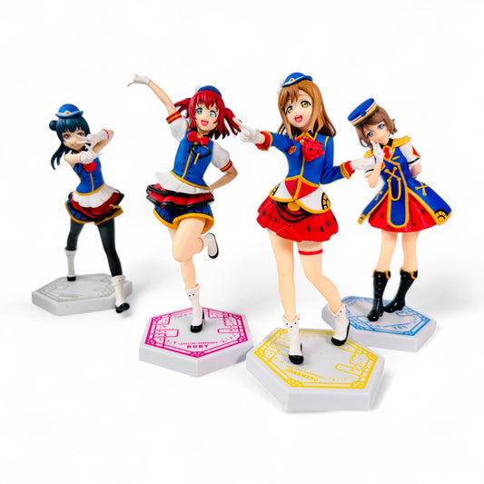 Lot de 4 figurines Love Live