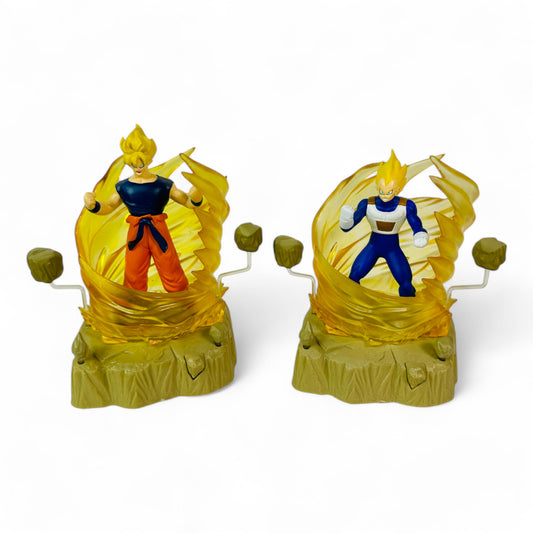 Lot de 2 figurines vintage Dragon Ball Z (Songoku et Vegeta)